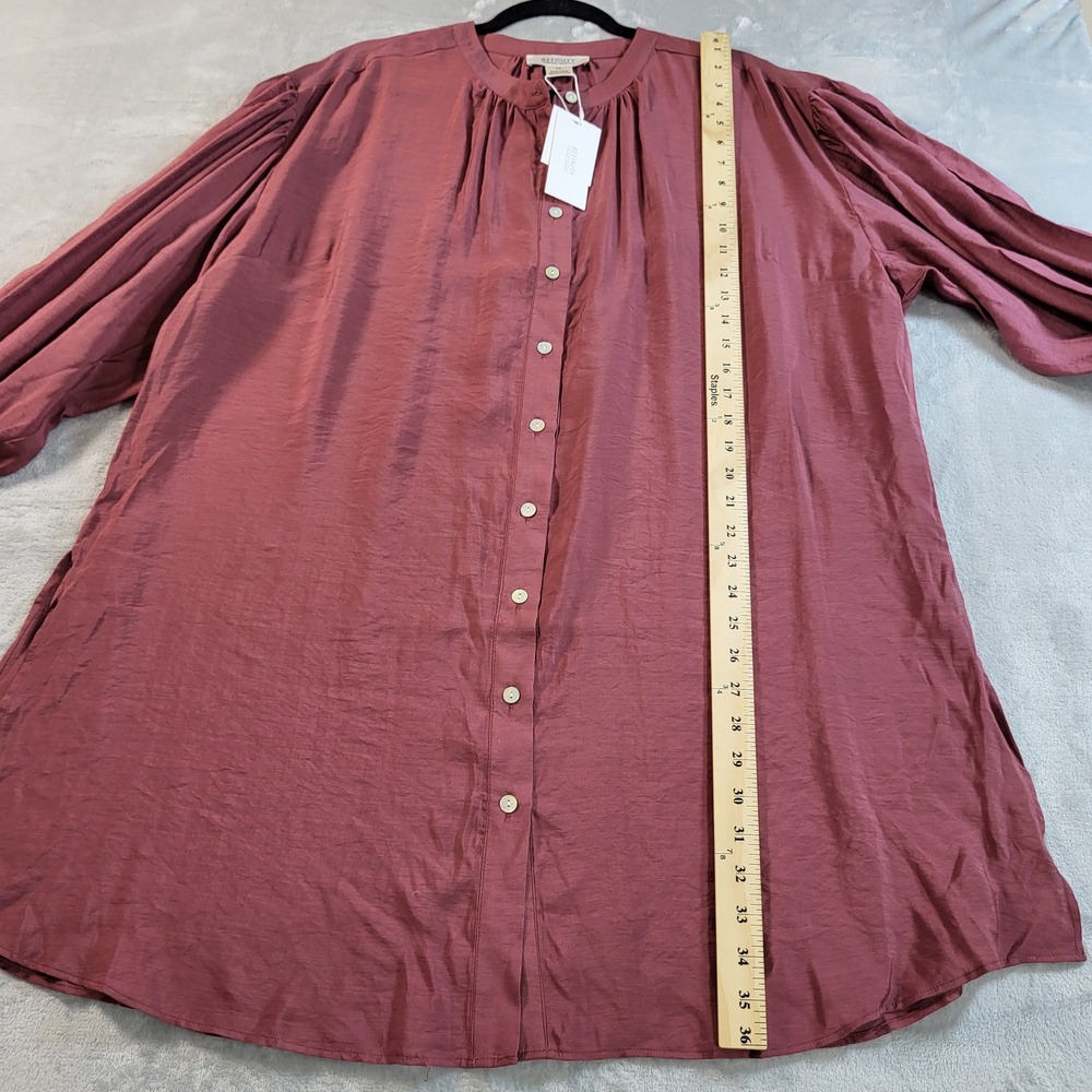 City Chic Refinity Limited Edition Balloon Sleeve Tunic dress Semi-sheer NWT M - Picture 6 of 14